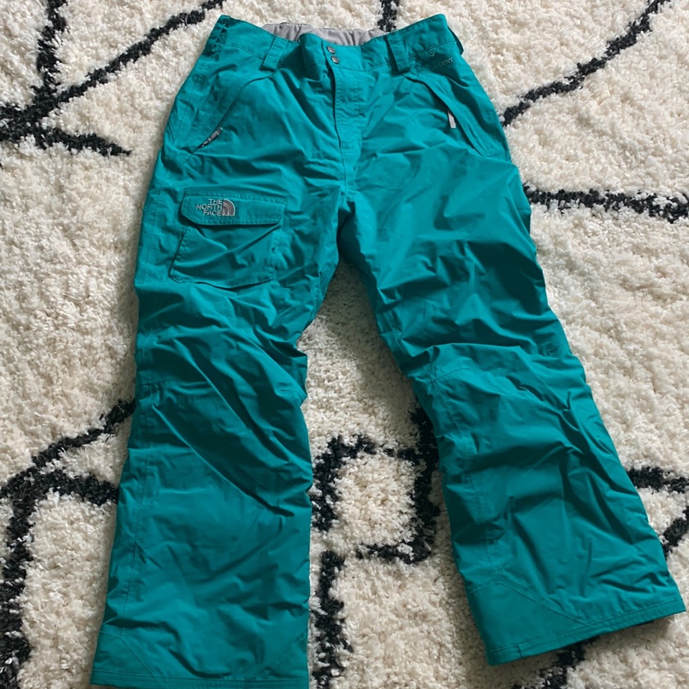 NorthFace Teal snow pants